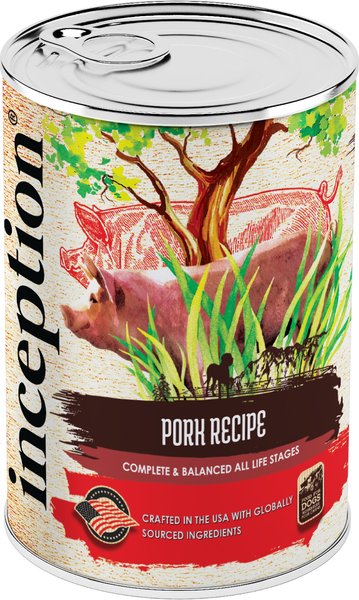 Inception Pork Recipe Canned Dog Food, 13-oz, case of 12 slide 1 of 8