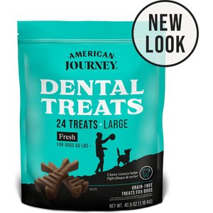 American Journey Large Grain-Free Fresh Dental Dog Chews