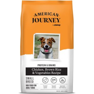 American Journey Active Life Formula Small Breed Chicken, Brown Rice & Vegetables Recipe Adult Dry Dog Food, 14-lb bag