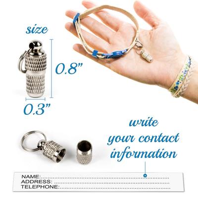 Show full view: Pettsie Flower Kitten Collar with Friendship Bracelet, 5-in, Blue slide 3 of 7