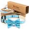 Show in main carousel: Pettsie Cotton Bow Tie Standard Dog Collar, Turquoise, Medium slide 1 of 8