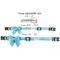 Show in main carousel: Pettsie Cotton Bow Tie Standard Dog Collar, Turquoise, Medium slide 4 of 8