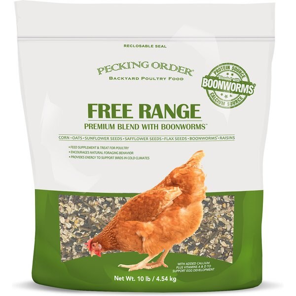 Pecking Order Free Range Premium Blend, 10-lb bag