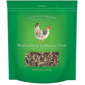 PECKING ORDER 5 Grain Scratch Premium Blend & Boonworms Chicken Feed ...