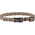 Frisco Leopard Print Polyester Dog Collar, Medium: 14 to 20-in neck, 3/4-in wide