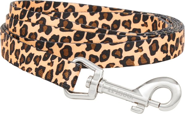 Frisco Leopard Print Polyester Dog Leash, Small: 6-ft long, 5/8-in wide slide 1 of 4