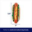 Frisco Everything Bagel Dense Foam Squeaky Dog Toy