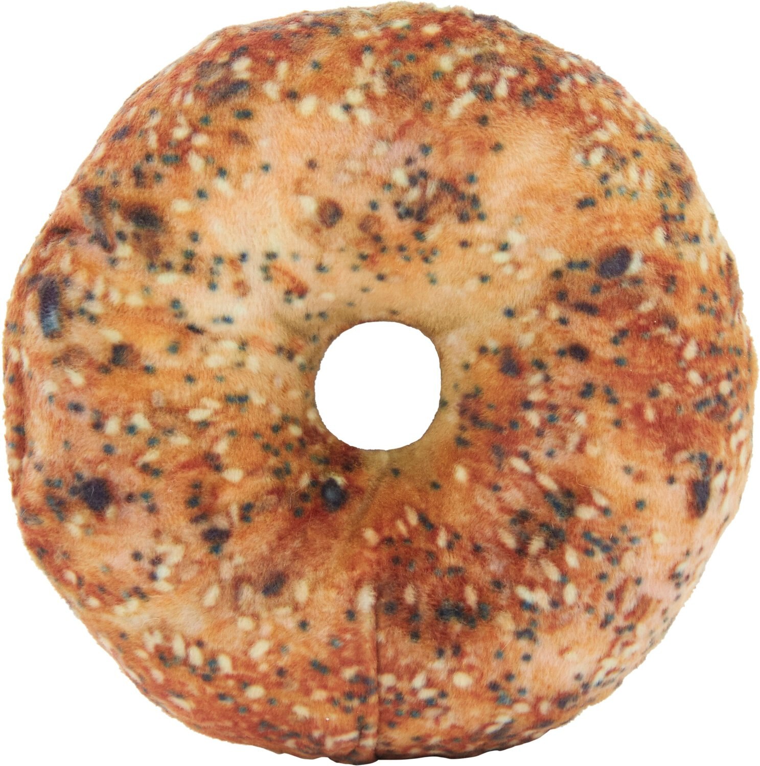 FRISCO Everything Bagel Dense Foam Squeaky Dog Toy
