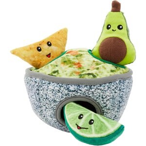 Frisco Guacamole Hide & Seek Puzzle Plush Squeaky Dog Toy, Small