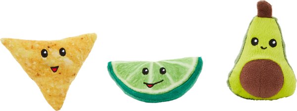 frisco hide and seek plush guacamole dog toy