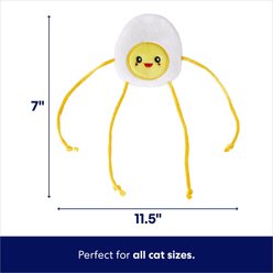 Frisco Plush Dangly Egg Buddy Cat Toy with Catnip slide 2 of 5