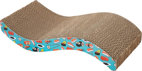 Frisco Wave Cat Scratcher Toy with Catnip, Sushi Delight slide 1 of 5