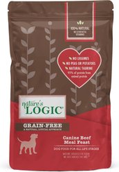 Nature's Logic Canine Beef Meal Feast Grain-Free Dry Dog Food, 25-lb bag
