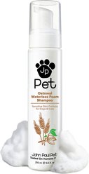 John Paul Pet Oatmeal Waterless Foam Pet Shampoo, 8.5-oz bottle