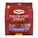 True Acre Foods Thick Cut Strips with Real Bacon & Beef Dog Treats, 25-oz bag