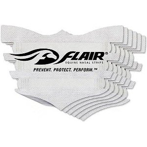 Flair Equine Nasal Strip, White, 6 count