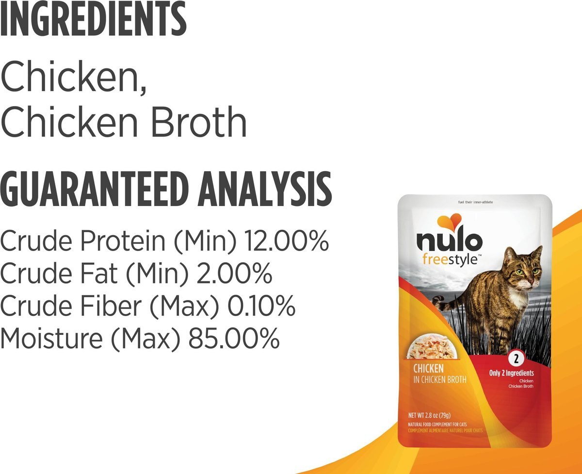 NULO FreeStyle Variety Pack Cat Food Topper, 2.8oz, case of 6