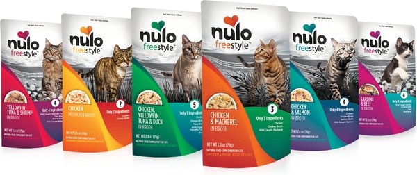 Nulo FreeStyle Variety Pack Cat Food Topper, 2.8-oz, case of 6 slide 1 of 2