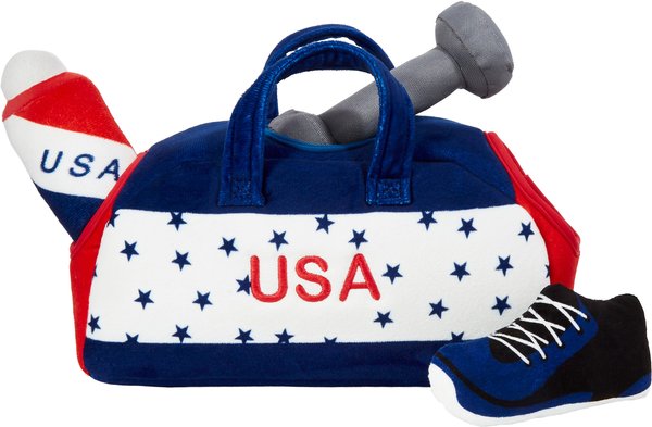 Frisco Hide-and-Seek USA Gym Bag Dog Toy slide 1 of 7