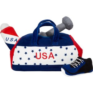 Frisco Hide-and-Seek USA Gym Bag Dog Toy