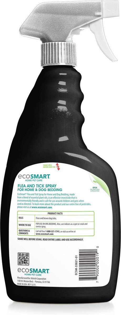 ECOSMART Home & Bedding Flea & Tick Spray, 24oz bottle