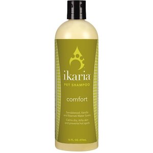 Ikaria Comfort Sandalwood, Vanilla & Basmati Water Scent Dog & Cat Shampoo, 16-oz bottle