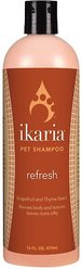 Ikaria Refresh Grapefruit & Thyme Scent Dog & Cat Shampoo, 16-oz bottle