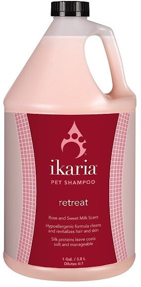 Ikaria Retreat Rose & Sweet Milk Scent Dog & Cat Shampoo, 1-gal bottle slide 1 of 1