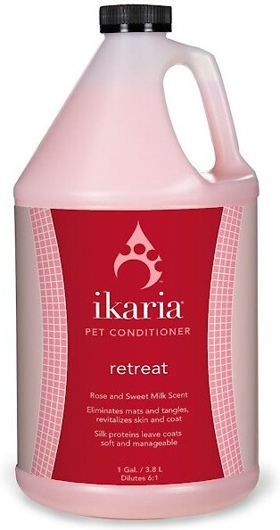 Ikaria Retreat Rose & Sweet Milk Scent Dog & Cat Conditioner, 1-gal bottle slide 1 of 1