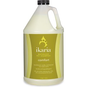 Ikaria Comfort Sandalwood Vanilla & Basmati Rice Water Scent Waterless Dog & Cat Shampoo, 1-gal bottle