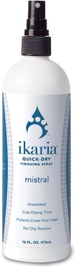 Ikaria Mistral Unscented Quick-Dry Finishing Dog & Cat Spray, 16-oz bottle slide 1 of 2
