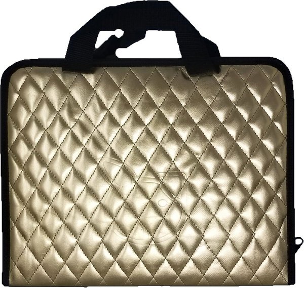 LOYALTY PET PRODUCTS Dog Grooming Tool Case, Gold 