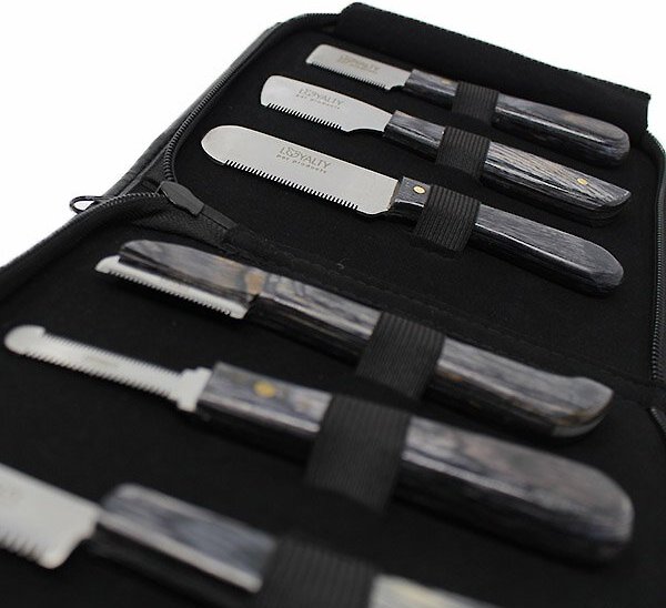 Loyalty Pet Products Dog Stripping Knives, 6 count, Gray/Black slide 1 of 2