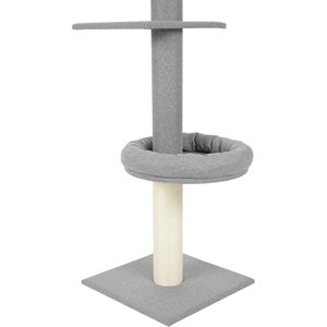 Frisco 88 to 106-in 3 Level Floor to Ceiling Heavy Duty Cat Tower