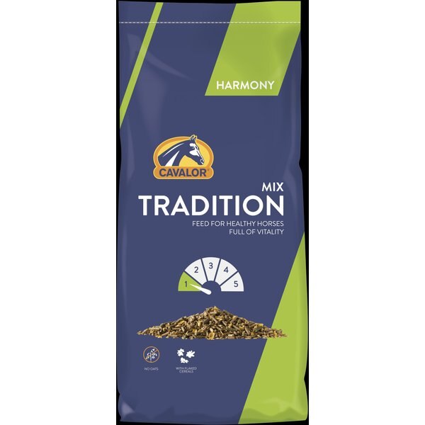 Cavalor Tradition Mix Horse Feed, 48.5-lb bag
