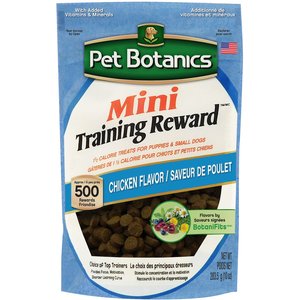 Pet Botanics Mini Training Reward Chicken Flavor Dog Treats, 10-oz bag