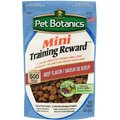 Pet Botanics Mini Training Reward Beef Flavor Dog Treats, 10-oz bag