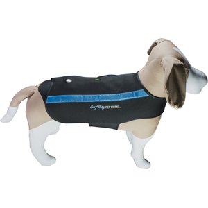 Surf City Anxiety Vest for Dogs, Black, Medium