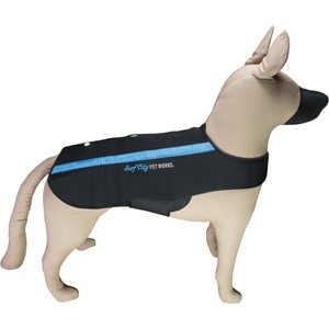Surf City Pet Works Anxiety Vest for Dogs, Black, Large