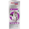 Bravecto Plus Topical Solution for Cats, >13.8-27.5 lbs, (Purple Box), 1 Dose (2-mos. supply)