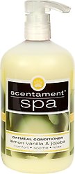 Best Shot Scentament Spa Oatmeal Lemon Vanilla & Jojoba Dog & Cat Conditioner, 16-oz bottle