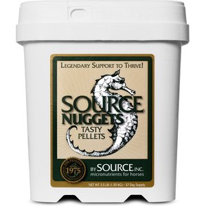 Source Nugget Skin, Coat & Hoof Care Horse Supplement, 3.5-lb bucket