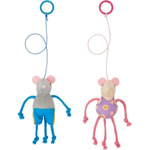 Frisco Summer Fun Bouncy Mouse Cat Toy, 2-pack