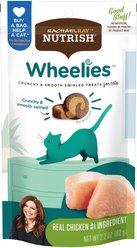 Rachael Ray Nutrish Wheelies Chicken Cat Treats, 2.2-oz pouch