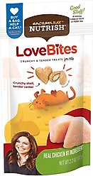 Rachael Ray Nutrish LoveBites Chicken Flavor Cat Treats, 2.2-oz bag