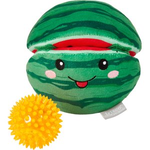 Frisco Summer Fun Plush & TPR 2-in-1 Watermelon Dog Toy