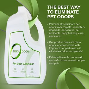Zero Odor Pet Odor Eliminator, 64-oz bottle