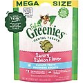 Greenies Feline Savory Salmon Flavor Adult Dental Cat Treats, 4.6-oz bag