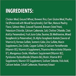 Greenies Feline Savory Salmon Flavor Adult Dental Cat Treats, 2.1-oz bag