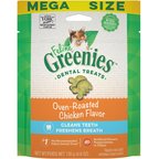 Greenies Feline Oven Roasted Chicken Flavor Adult Dental Cat Treats, 4.6-oz bag